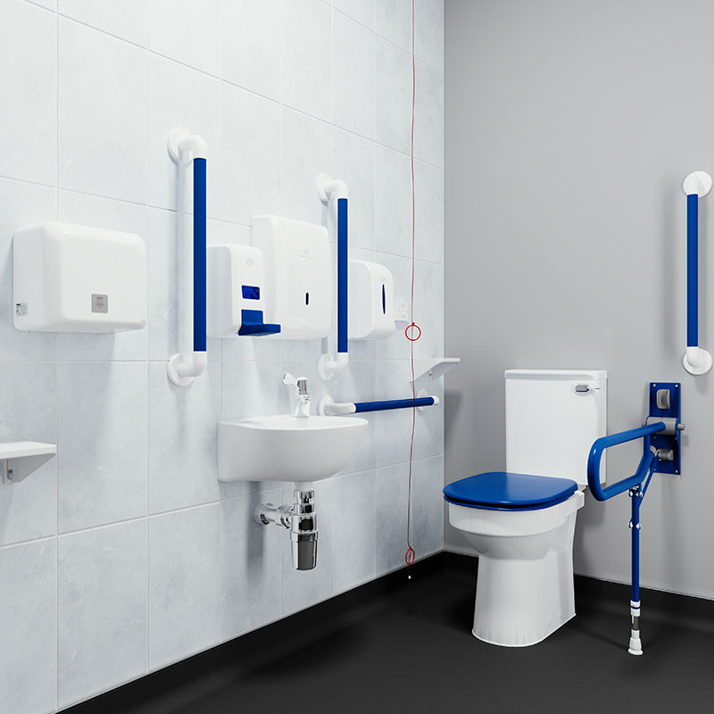 AKW Fully Compliant Close Coupled Doc M Pack Fluted Blue