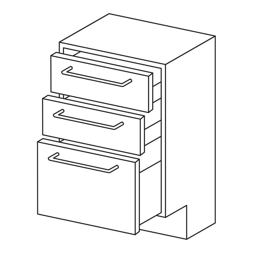AKW Liberty 300 Drawer Cabinet IK