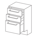 AKW Liberty 500 Drawer Cabinet