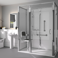 AKW OCP1700x800 HH 750 BiFold Corner LH Arka Mixer Shower Doc M Pumped