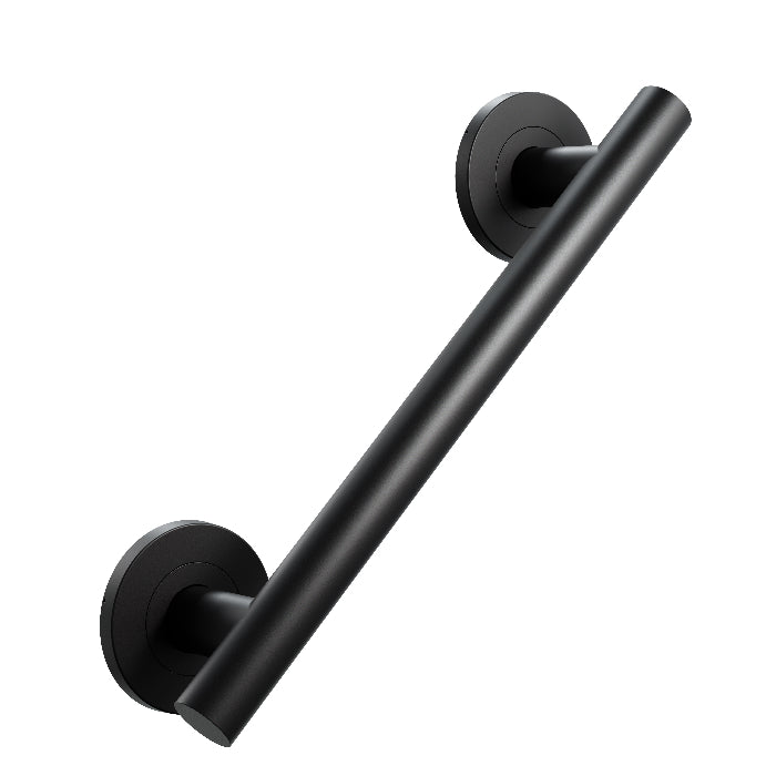 AKW Matt Black Stainless Steel Grab Rail 300mm