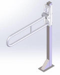 AKW Free Standing Pillar for Fold Up Rail