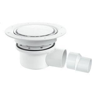 AKW TSG52T150SSCON - Two Piece 50mm Water Seal Trapped Gully - Square Chrome Top