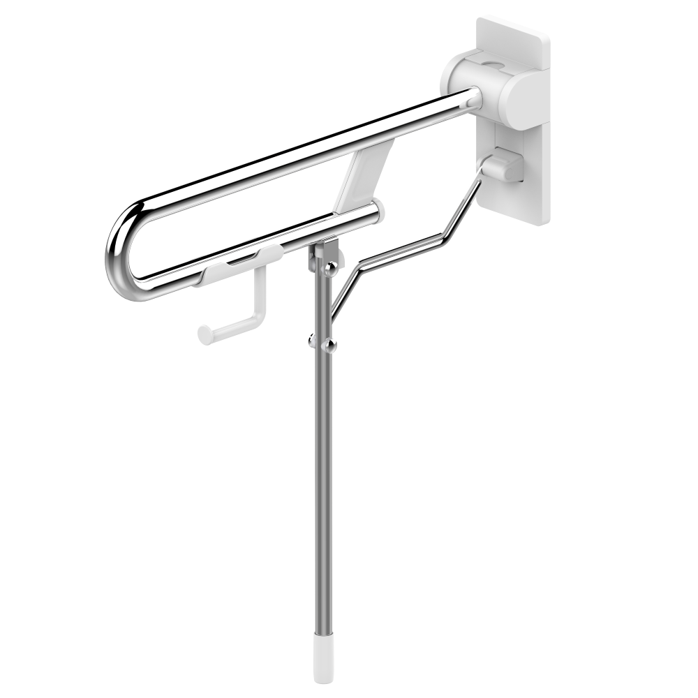 AKW Rugao Fold-up Rail White with leg