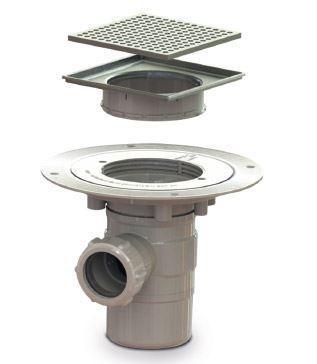 AKW Stainless Steel SFWA Waste with GW19  Dot Grate