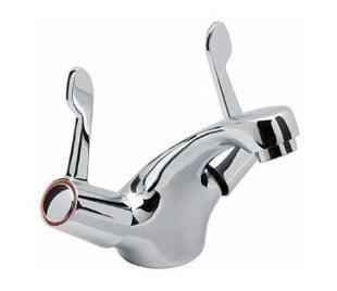 AKW 1/2 inch dual lever mono mixer basin tap