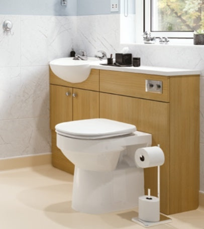 AKW Navlin Doc M Raised-Height Back-to-Wall Toilet Pan