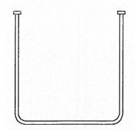 AKW U Shaped Curtain Rail 750x1770x750