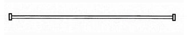 AKW White Bendy Curtain Rail 2000