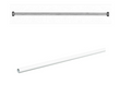 AKW White Bendy Curtain Rail 3000 with x 2 Drop Rods