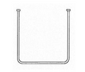AKW 1500 x 900 x 1500mm U Shaped Curtain Rail