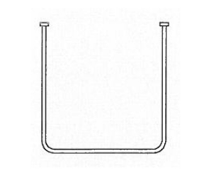 AKW 1500 x 900 x 1500mm U Shaped Curtain Rail