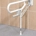 AKW Hinged fold up double hairpin rail-adjustable leg (32mm)Blue