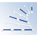 AKW Heavy Duty Plastic Fluted Grab Rail 300mm (12") White