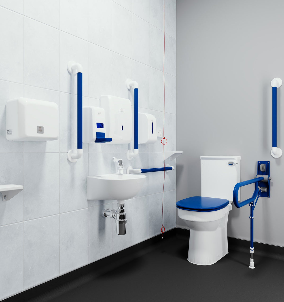 Doc M Accessible Toilet Pack – Fully Compliant: example AKW room installation