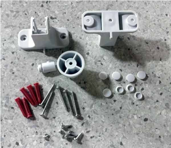 AKW Curtains Rail Accessories Kit 1 - Grey