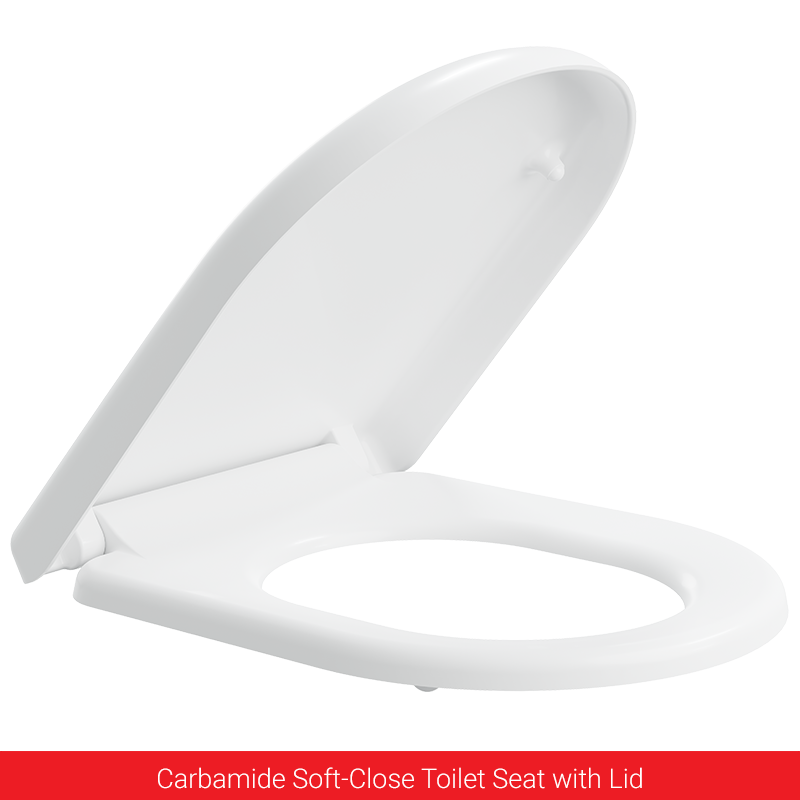 AKW PP Soft-Close Toilet Seat with Lid