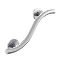 AKW Curved Satin Stainless Steel Grab Rail 400mm