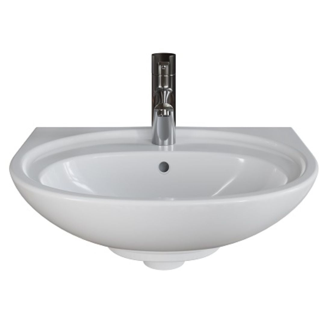AKW Livenza Plus Sanitaryware Washbasin 550mm 1 Tap Hole