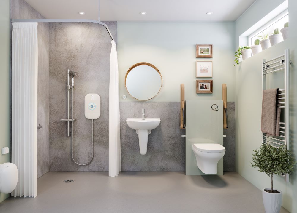AKW Marlbrook Square Edge Wall Panel 2440mm x 900mm White Gloss