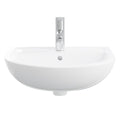 AKW Navlin wash basin 550mm 2 tap hole