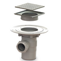 AKW Stainless Steel SFWA Waste with GW50 & Dot Grate