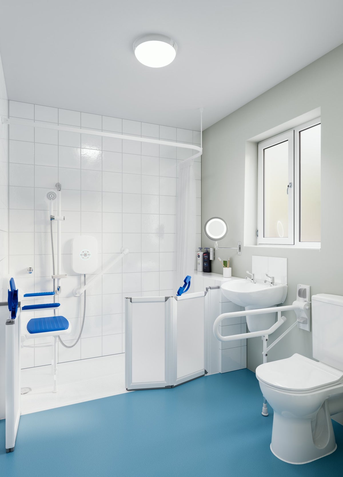 Complete Accessible Bathroom Refit Pack – Essentials: example AKW room installation