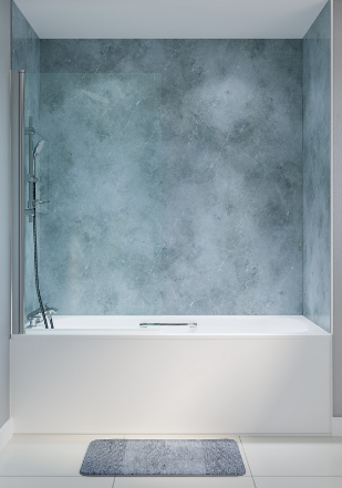 AKW PVC White Gloss End Panel 700mm and Bath panel corner trim