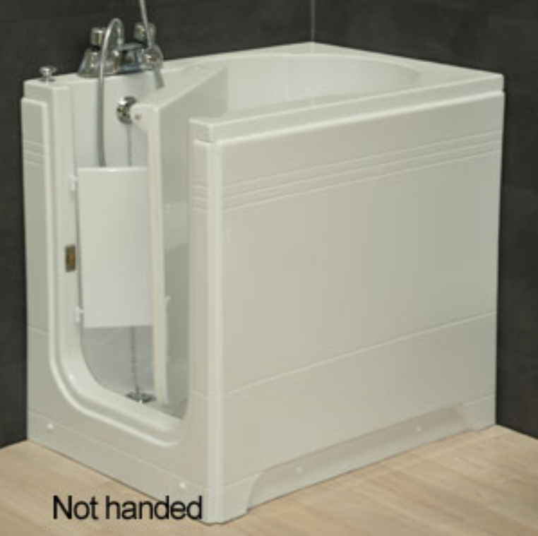 AKW Combermere Deep Soaker Walk In Bath - 900x650mm
