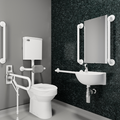AKW Low Level Std Doc M Pack with TMV3 Mixer Tap Fluted White