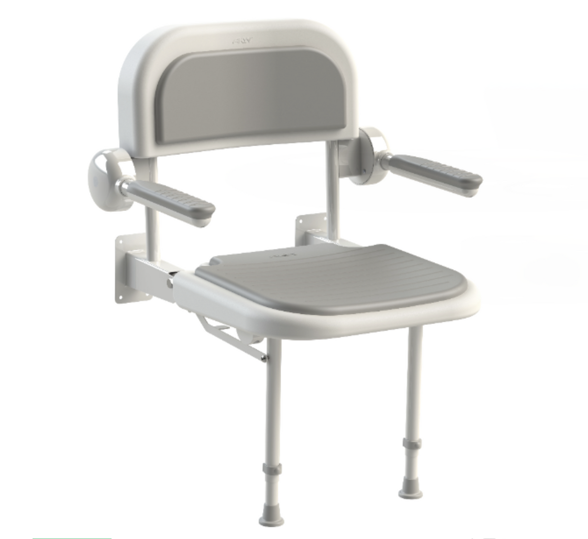 AKW 3000 series seat with grey padded back and arms