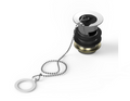 AKW Basin 1 1/4" 32mm Bottle Trap - White