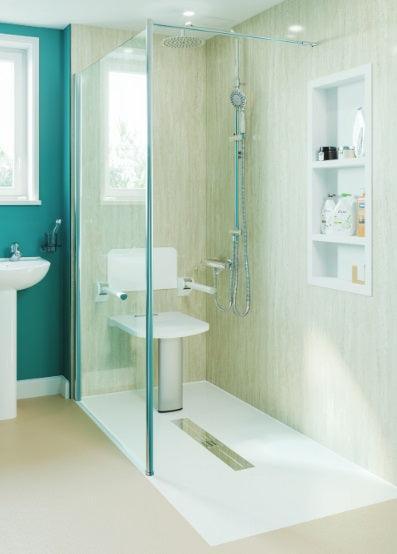 AKW Rainhead shower kit with handset