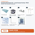 Wet Room Shower Bundle – Premium Scald-Safe (TMV3): 7 items shown together, save £328 inc VAT vs buying separately