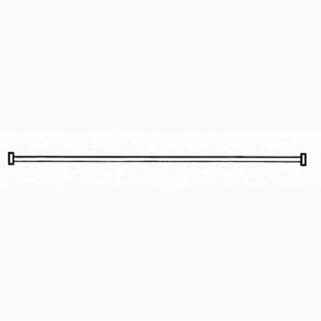 AKW White Bendy Curtain Rail 2000