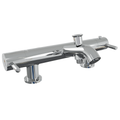AKW Thermostatic Peg Lever Bath Shower Mixer Tap Incl Shower Kit With Rail