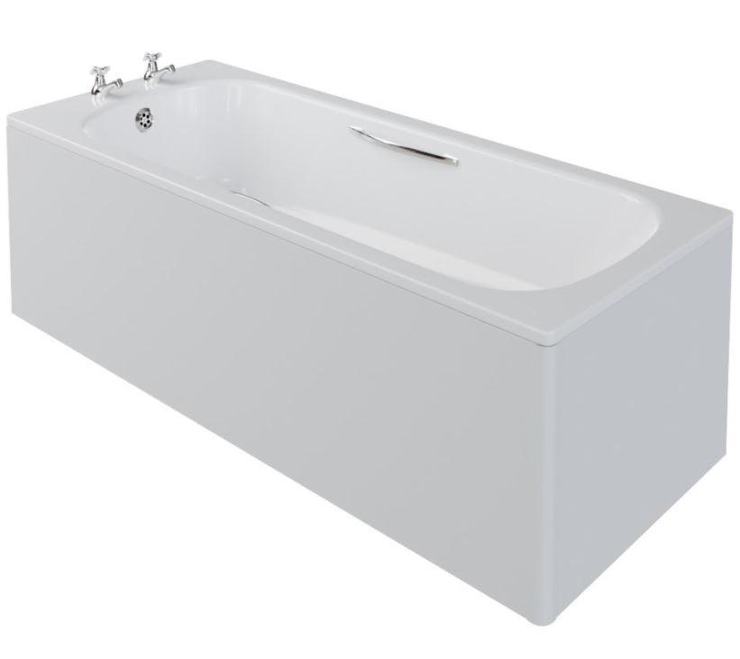 AKW 1500x700mm Steel Bathtub and Kit