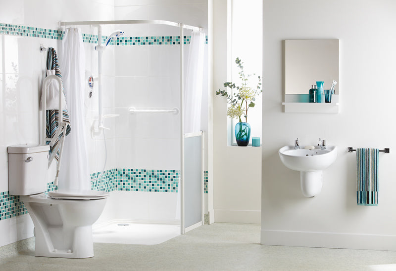 AKW Heavy Duty Shower Curtain 2400 x 1800mm  94in x 71in