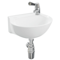 AKW 2 Tap Hole Finger Rinse Wash Basin (400mm wide)
