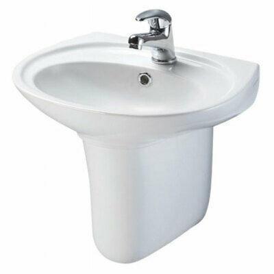 AKW Livenza Small Semi Pedestal for 450 and 500 Basins Incl Fix Kit
