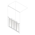 AKW Option MM4 Made to Measure Half Height Screen
