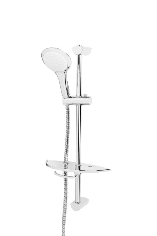 Stonebridge Eco Rub Shower Kit - 900 Extended Rail - Chrome 1750 Hose