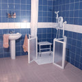 Stonebridge Pro Door Corner Entry Bi-Fold Doors to suit Tray 900x900