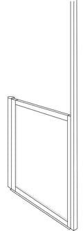 Stonebridge Pro-door Single Panel to suit Former 400