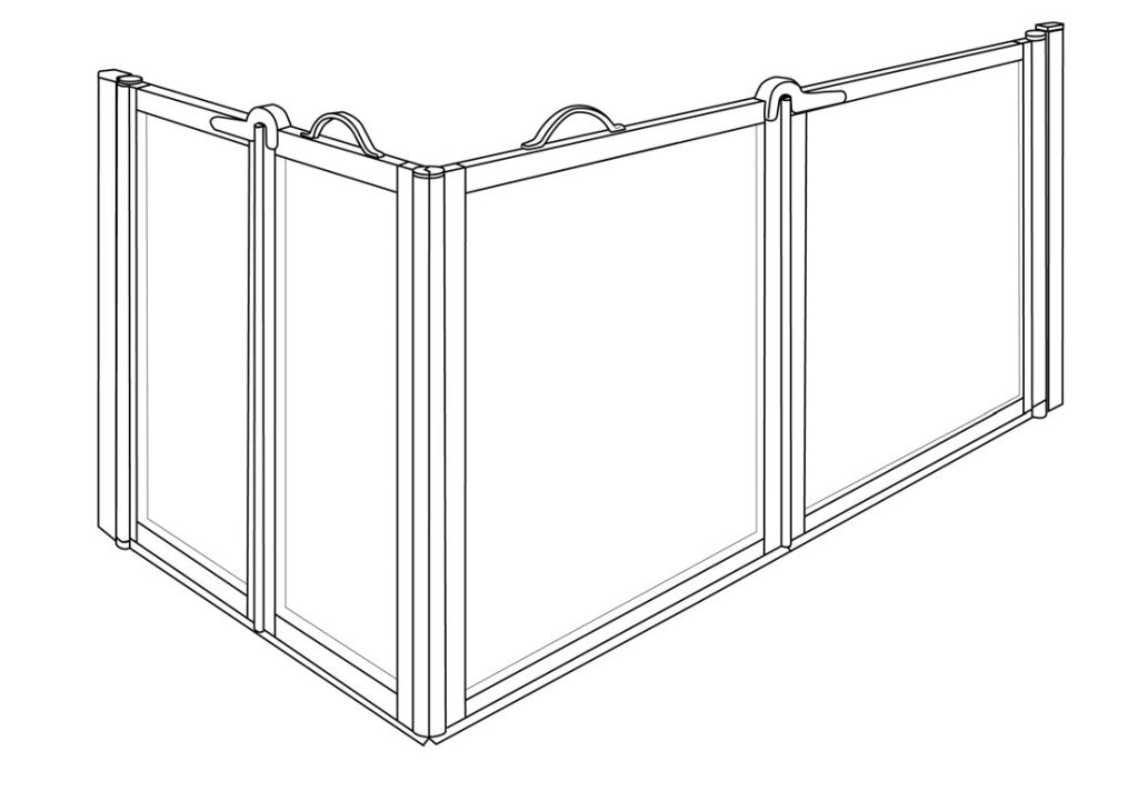 Stonebridge Pro Door Corner Entry Bi-Fold Doors R/H to suit Former 1300x800