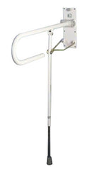 Stonebridge Looped Fold Down Rail with Leg - White