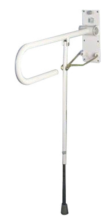 Stonebridge Looped Fold Down Rail with Leg - White