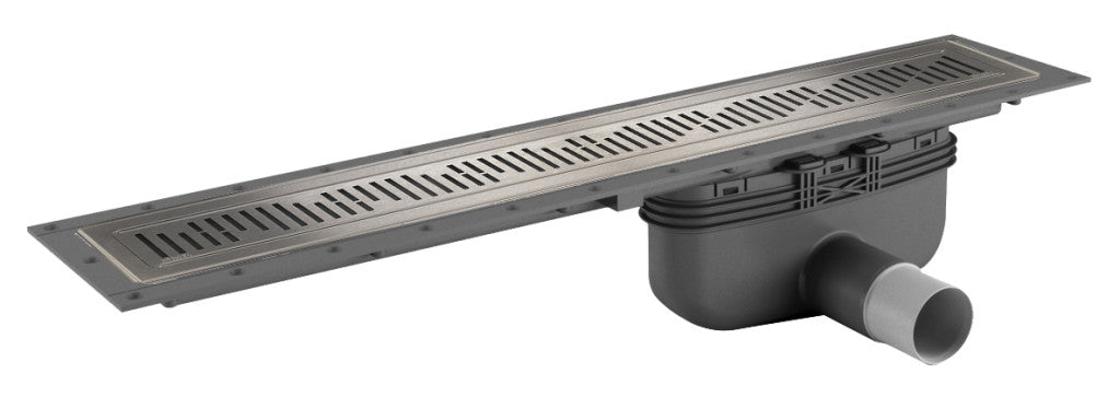 Stonebridge FlowLine Living Floor Waste & Trap 50mm Side Outlet - Twist 600mm
