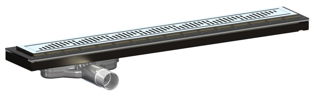 Stonebridge FlowLine Living Floor Waste & Trap 50mm Low Mini Outlet - Twist 800mm