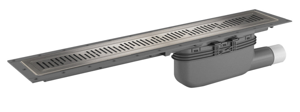 Stonebridge FlowLine Living Floor Waste & Trap 50mm Side/Side Outlet - Twist 800mm